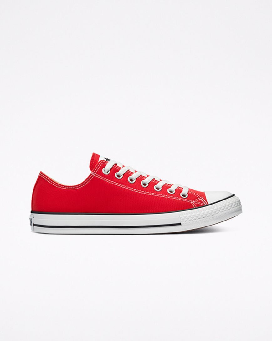 Tenis Converse Chuck Taylor All Star Classicos Cano Baixo Masculino Vermelhas | PT N039741